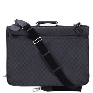 Gucci Savoy Web Garment Bag GG Coated Canvas